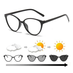Nhà Máy Outlet photochromic chống ánh sáng màu xanh Kính người đàn ông phụ nữ Kính mắt Frames Cat Eye <span class=keywords><strong>Color</strong></span> Changing kính quang học - Product Image 5