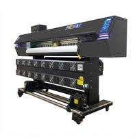 Impresora de Inyección de Tinta Eco Solvente de Alta Velocidad y Precisión para Formato Ancho de 1.8m, Modelo 1804F, Impresora para Exteriores