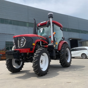 Tracteur agricole Xinshang 140HP 4x4, couleur rouge, transmission par engrenages, haute productivité, tracteur à roues avec moteur Weichai - Product Image 5