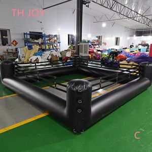 Schneller Versand, Interaktiver Aufblasbarer Boxring für Draußen, Maßgefertigte Kommerzielle Aufblasbare Wrestling-Ring-Spiele - Product Image 3