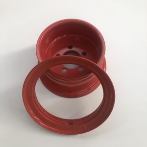 Piezas de carretilla elevadora <span class=keywords><strong>Linde</strong></span> de 3 toneladas personalizadas de fábrica, llanta de rueda 5.00F-10 5,00-10, llanta de acero Industrial para carretilla elevadora 6,50-10 - Product Image 5