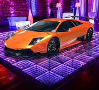 Panneau magnétique LED à effet 3D pour piste de danse, lumières de projection LED pour mariage, fête, applications hôtelières
