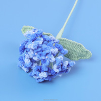 Handgebreid wollen boeket kunstbloemen, decoratie voor thuis, bruids- & feestcadeau, gebreide bloemengeefjes
