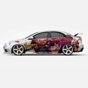 Vinilo Decorativo para Autos con Diseño de Terror <span class=keywords><strong>Chucky</strong></span> 03, Vinilo para Rotulación de Autos, Vinilo Fundido, Tamaño Universal, Vinilo para Autos, Calcomanía para Autos, Diseño de Vinilo para Autos - Product Image 1