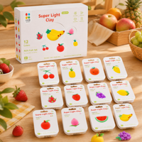 Pâte à modeler DIY à thème fruits, directement de l'usine, pour activités éducatives et fêtes d'enfants