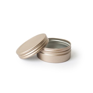 กระป๋องโลหะสีทองขุ่นขนาด 25 มล. พร้อมฝาเปิดปิดแบบพลิก - Product Image 6