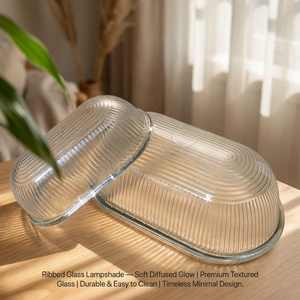 Abat-jour en <span class=keywords><strong>verre</strong></span> mural ovale moderne rétro, imperméable, anti-humidité, écologique, éclairage industriel pour salle de bain - Product Image 6