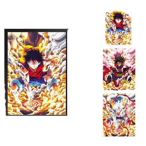 ملصق أنمي ثلاثي الأبعاد بتأثير حركي مثير للاهتمام مصنوع من البلاستيك المتين - Product Image 1