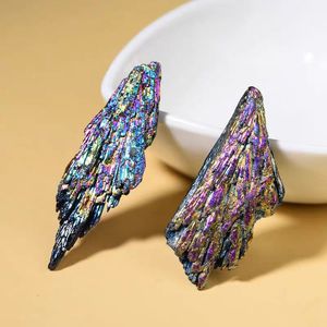 Đá <span class=keywords><strong>tourmaline</strong></span> đen tự nhiên dạng lông vũ bán buôn, màu xanh lục lam lửa quyến rũ, đồ thủ công pha lê - Product Image 4