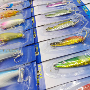 Juego de cebo de carretera con placa de hierro con purpurina multicolor 30, combinación de gancho de tres libros con placa de hierro en forma de pez - Product Image 6