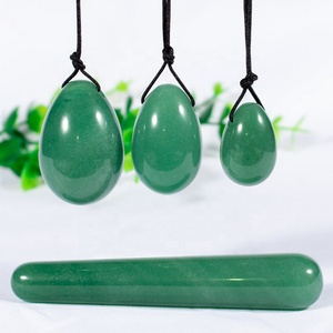 Varita de masaje Vaginal para mujer, bola mágica de cristal, Ben Wa, bolas de taladro, juego de huevos de Yoni de cuarzo rosa, Kegel ejercitador - Product Image 3