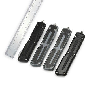 Cuchillo de Camping Micro Tech Beetle Edición Aluminio, Herramienta EDC de Bolsillo de Alta Calidad, Acero Inoxidable, Mango de Aluminio OEM - Product Image 6