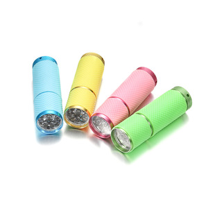 Mini lámpara LED UV para uñas, 12W, 365Nm, curado rápido, accesorio para máquina de secado de esmalte en gel, azul, verde, rosa, amarillo - Product Image 1