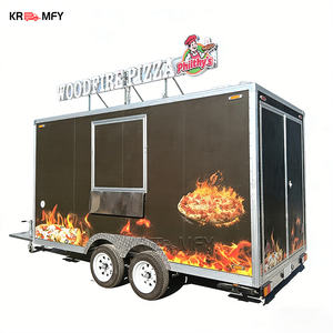 Remolque de Comida Móvil de Fibra de Vidrio para Dulces y Snacks, 4m de Largo, Servicio de Catering Comercial al Aire Libre con Ventana - Product Image 6