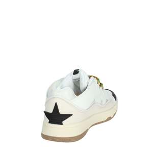 Sneakers Donna SASS230223 Blanc/Noir Taille 37 Chaussures en toile tendance - Product Image 3