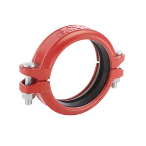 Raccords de tuyauterie à rainures, colliers de serrage à rainures pour protection incendie, colliers de serrage en acier DN114, colliers de raccordement à rainures, raccords, dir. - Product Image 5