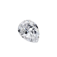 Prix pas cher vente en gros en vrac laboratoire moissanite vvs1 clarté D couleur poire coupe moissanite diamant pierre en vrac stock disponible