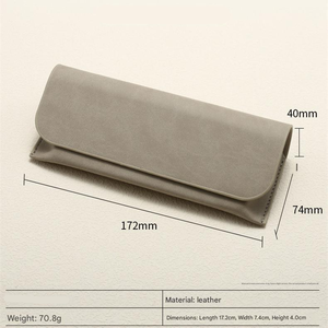 Logo Custom Anti-compression Solid Color Sunglasses Bag Portable PU Leather Glasses <b>Case</b> <b>Hard</b> <b>Shell</b> Unisex Glasses Box - Product Image 3