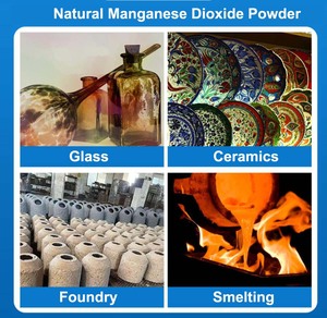 Dióxido <span class=keywords><strong>de</strong></span> Manganeso Natural <span class=keywords><strong>de</strong></span> Grado Industrial, 325 mesh, para Colorante Cerámico, Pigmento para Esmalte en la Fabricación <span class=keywords><strong>de</strong></span> Ladrillos y Azulejos - Product Image 6