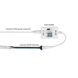 DC12-24V WS2811 2048pixel SPI WIFI <strong>Controller</strong> for Pixel RGB LED <strong>WS2812B</strong> Strip Light Magic Home App Support Alexa Google Home - Product Image 6