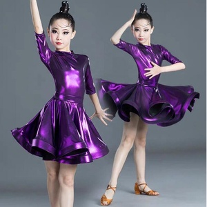 Robe de danse latine professionnelle pour filles vêtements de danse <span class=keywords><strong>Salsa</strong></span> pour enfants vêtements de scène latine pour compétitions d'enfants - Product Image 5