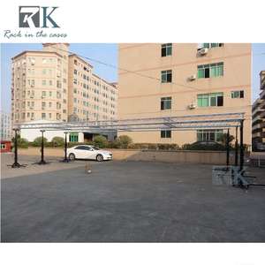 Support de haut-parleur Line Array RK 250 kg à haute capacité de charge, en alliage d'aluminium, avec tringle de levage réglable et goupille de fixation pour événements extérieurs et scènes - Product Image 4