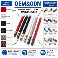Aglets métalliques de haute qualité en laiton, style vis, pour cordons de sweat à capuche, sans nickel, durables