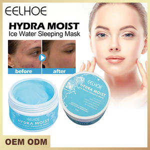 Masque de nuit hydratant EELHOE <span class=keywords><strong>Hydra</strong></span> <span class=keywords><strong>Moist</strong></span> <span class=keywords><strong>Ice</strong></span> <span class=keywords><strong>Water</strong></span>, réparateur de la sécheresse, éclaircissant le teint, masque hydratant - Product Image 2
