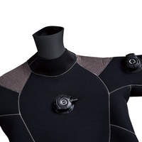 Combinaison étanche en néoprène de qualité professionnelle 5 mm |   Doublure thermique réfléchissante pour les opérations de sauvetage prolongées et les opérations en eau froide
