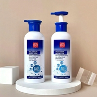 Bouteille en plastique PET personnalisée de 400 ml avec pompe pour lotion, shampoing, revitalisant, gel douche, lotion, emballage pour soins personnels, cosmétiques et soins de la peau