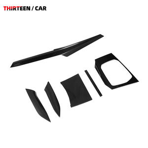 Embellecedor de cubierta de tablero de consola Interior de fibra de carbono seco 6 uds para <span class=keywords><strong>BMW</strong></span> 2 3 4 Series G20 G22 G26 G42 LCI <span class=keywords><strong>420</strong></span> 430i 320 340i <span class=keywords><strong>2023</strong></span> + - Product Image 3