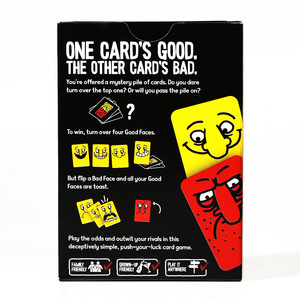 Good Face Bad Face, <span class=keywords><strong>Juego</strong></span> <span class=keywords><strong>de</strong></span> Cartas Personalizable, Divertido <span class=keywords><strong>Juego</strong></span> <span class=keywords><strong>de</strong></span> Adivinanzas con Expresiones Espeluznantes, <span class=keywords><strong>Juego</strong></span> <span class=keywords><strong>de</strong></span> <span class=keywords><strong>Mesa</strong></span> Interactivo para Viajes Familiares y Fiestas - Product Image 4
