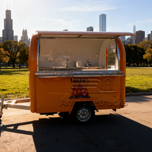 Dễ thương Micro xu hướng sang trọng prefab Pizza Hot Dog khoai tây chiên tacos Hamburger xe tải thực phẩm Trailer với vỉ nướng nồi chiên sâu - Product Image 1