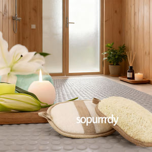 Kustom Logo Natural <span class=keywords><strong>Loofah</strong></span> pengelupasan tubuh Scrubber Shower <span class=keywords><strong>Loofah</strong></span> spons mandi <span class=keywords><strong>Loofah</strong></span> mandi spons untuk wajah tubuh pria wanita - Product Image 2