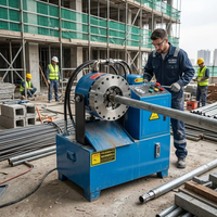 Machine professionnelle industrielle de cintrage et de formage de tubes en acier et aluminium, pour la rétrécissement des extrémités de tuyaux coniques et carrés