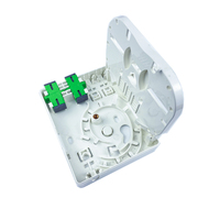 Équipement de fibre optique en plastique à bas prix 2 noyaux Type de connecteur SC FC panneau de prise de façade de réseau intérieur FTTH