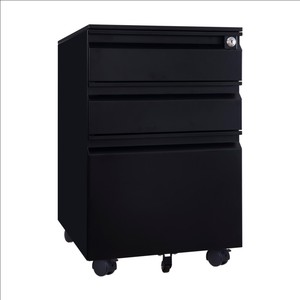 Armoire mobile en métal avec trois tiroirs, <span class=keywords><strong>rangement</strong></span> de <span class=keywords><strong>bureau</strong></span> mobile <span class=keywords><strong>et</strong></span> armoires de classement pour la maison ou l'entrepôt - Product Image 5