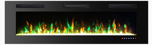Calentador <span class=keywords><strong>de</strong></span> Pared <span class=keywords><strong>con</strong></span> Control Remoto, <span class=keywords><strong>Chimenea</strong></span> Eléctrica Decorativa <span class=keywords><strong>con</strong></span> Llama <span class=keywords><strong>de</strong></span> Colores LED para Sala <span class=keywords><strong>de</strong></span> Estar - Product Image 2