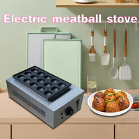 Gaufrier en céramique pour enfants en acier inoxydable commercial Snack Food Fish Ball Making Machine