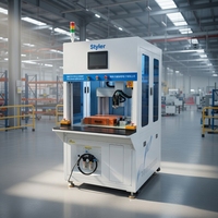 新型工业龙门式XY轴半自动电阻点焊机PLC控制20KVA 220V/380V双面电池组