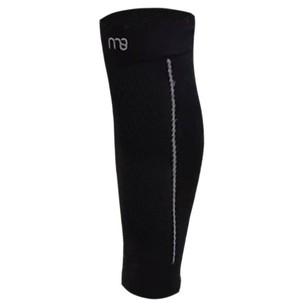 BM Sangles de soutien pour mollets noires respirantes pour le fitness, la course à pied, le football ; Chaussettes de compression longues et élastiques avec protection contre le froid et chaleur - Product Image 1