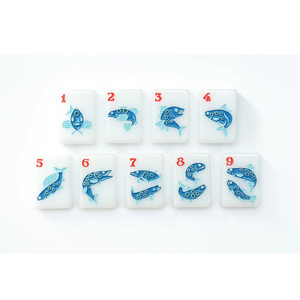 Juego de Mahjong Americano de Acrílico con Grabado de Logotipo Personalizado, Material Ecológico, 160 Piezas para Celebraciones Culturales y Reuniones Familiares - Product Image 2