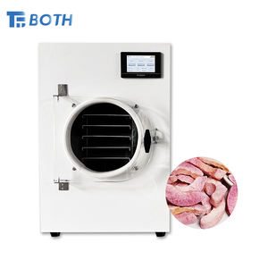 Casa Laboratório Secador de Congelamento a Vácuo para Frutas Legumes Carne Alimentos 4-6KG Capacidade Automatizado CE com Pirani <span class=keywords><strong>Vacuum</strong></span> <span class=keywords><strong>Gauge</strong></span> - Product Image 1