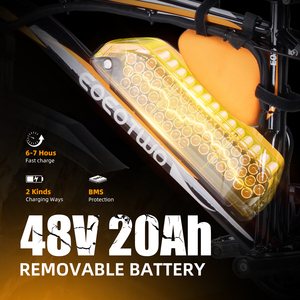 จักรยานไฟฟ้าล้อโต 26 นิ้ว 48V 748W สำหรับผู้ใหญ่ แบตเตอรี่ลิเธียม แบบ Step Through เหมาะสำหรับการเดินทางในเมือง - Product Image 4