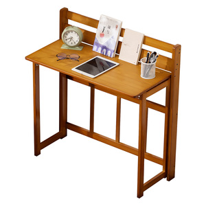 Simple folding table for home use, small apartments, children's folding desk, writing desk, wall-mounted movable bedroom study - Product Image 5