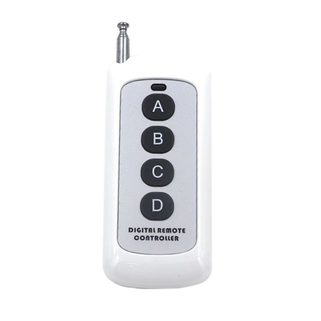 4 Keys Long Range 433Mhz Wireless Remote Control 1527 Learning Code 433mhz Transmitter for Gate Garage Door Light Controller