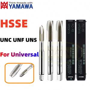 YAMAWA HSSE UNC Tap ujung Spiral Amerika Universal UNS0-90 6-32 8-32 10-32 <span class=keywords><strong>3</strong></span>/16 1/4 5/16 1/<span class=keywords><strong>2</strong></span> <span class=keywords><strong>3</strong></span>/4 <span class=keywords><strong>3</strong></span>/4 sekrup ulir - Product Image 3