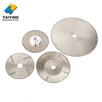 Lame de scie diamantée électroplaquée de 7 pouces (180 mm) avec bride M14 pour la découpe rapide et lisse du marbre et de la pierre, sans éclats