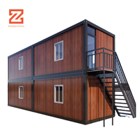 Modules de conteneur de bureau d'hôtel préfabriqués en Chine 20 pieds 40 pieds en acier plat conception de maison détachable à plusieurs étages pour appartements