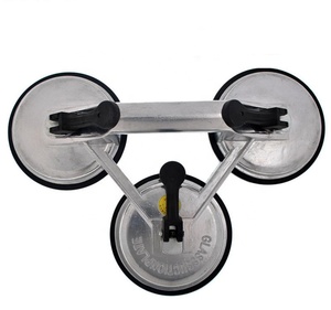 Ventosa de Vidrio de Grado Industrial de 3 Mandíbulas - Aluminio para Instalación de Azulejos y Pisos, Ventosa de Vacío - Product Image 1